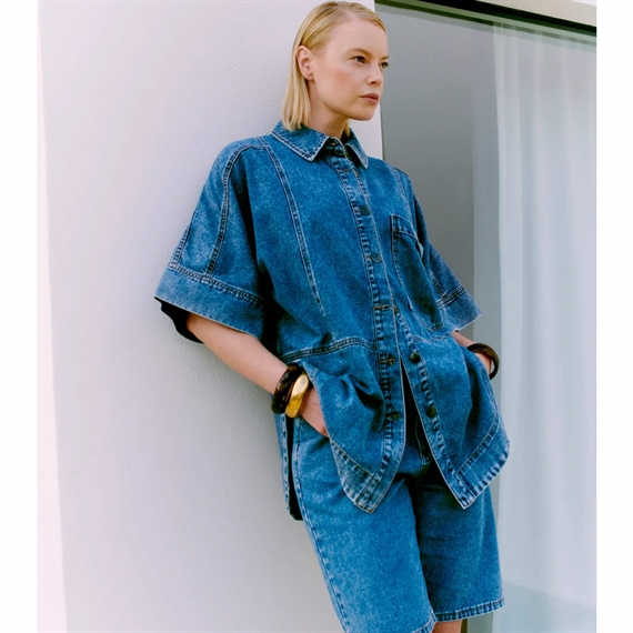 Copenhagen Muse CMJEYCCE Skjorte, Denim Blue 